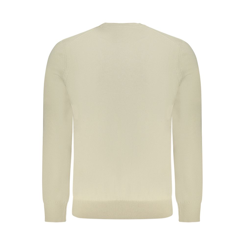 Pull Hugo Boss homme en coton et cachemire beige – BO-33904