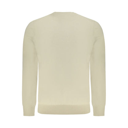 Pull Hugo Boss homme en coton et cachemire beige – BO-33904