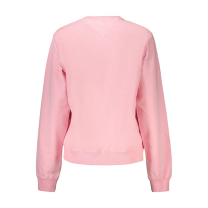 Sweat-shirt Tommy Hilfiger femme en coton rose – TO-48048