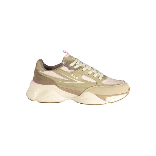 Baskets Fila femme en polyuréthane beiges – FI-48027