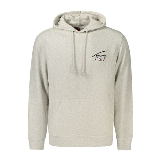 Sweat à capuche Tommy Hilfiger homme en coton gris – TO-48049