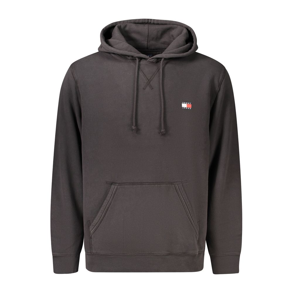 Sweat à capuche Tommy Hilfiger homme en coton noir – TO-48061