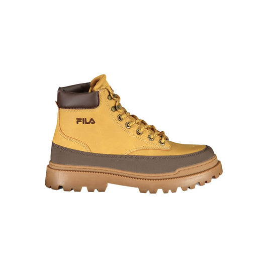 Baskets Fila homme en polyester jaunes – FI-48031