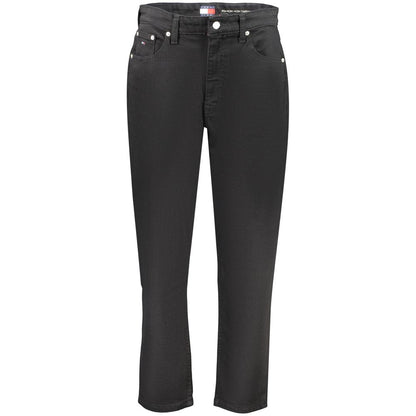 Jean Tommy Hilfiger femme Mom en coton noir – TO-48056