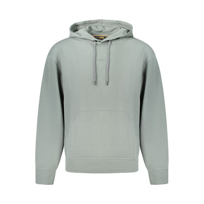 Sweat à capuche Hugo Boss homme en coton vert – BO-48136