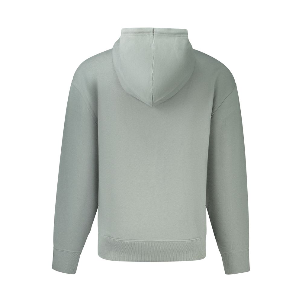 Sweat à capuche Hugo Boss homme en coton vert – BO-48136