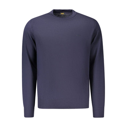 Pull Hugo Boss homme en laine et acrylique bleu – BO-48132