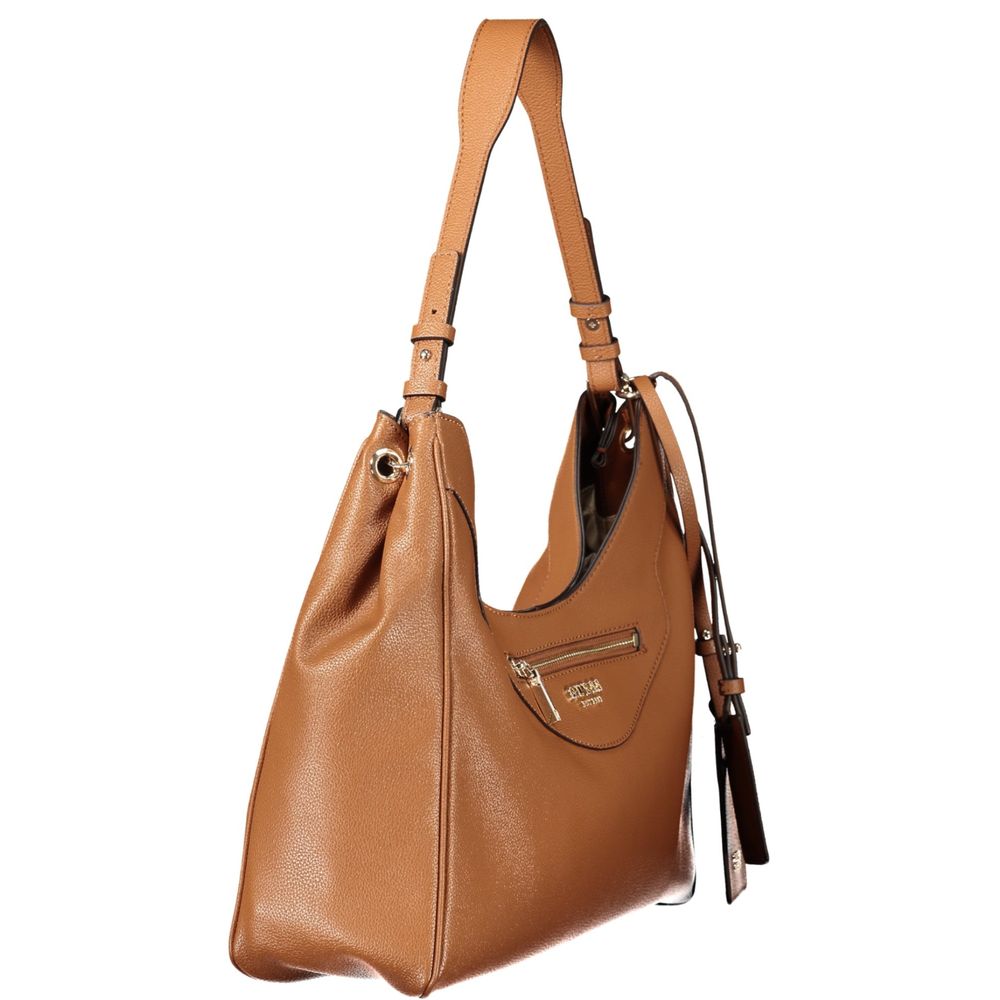 Sac porté épaule Guess Jeans Antonia en polyéthylène marron – GU-48185
