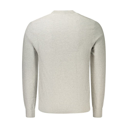 Pull Hugo Boss homme en coton et cachemire gris – BO-48154
