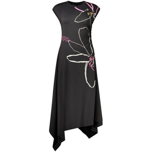 Robe Desigual femme longue Reikiavik en coton noir – DE-48288