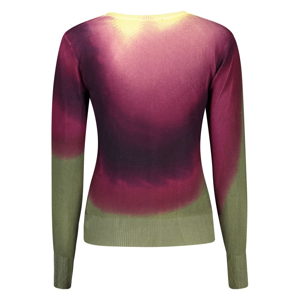 Pull Desigual femme à motifs en viscose violet – DE-48295
