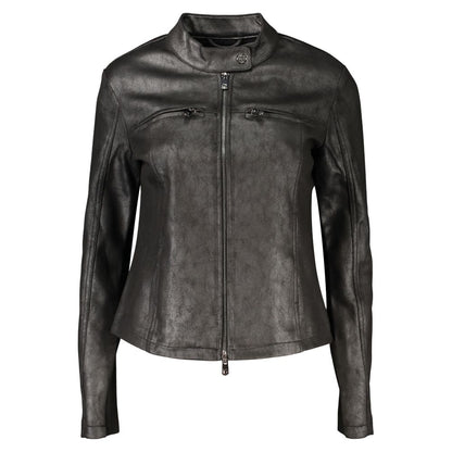 Veste Desigual femme biker en polyester noir – DE-48296