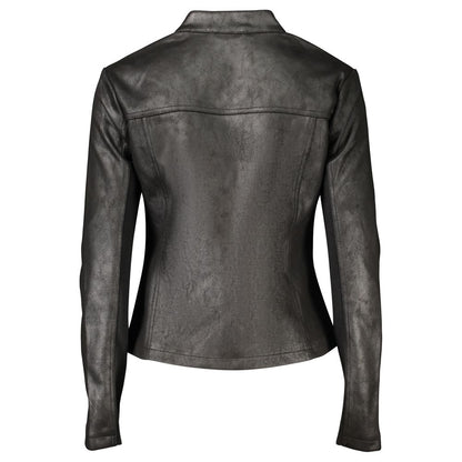 Veste Desigual femme biker en polyester noir – DE-48296