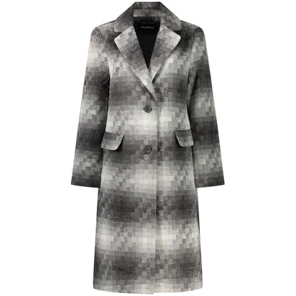 Manteau Desigual femme Mumbai en laine gris – DE-48292