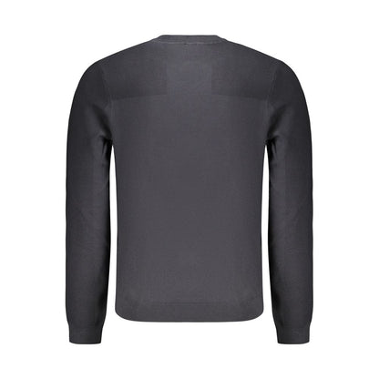 Pull Hugo Boss homme en laine et polyester bleu – BO-48159