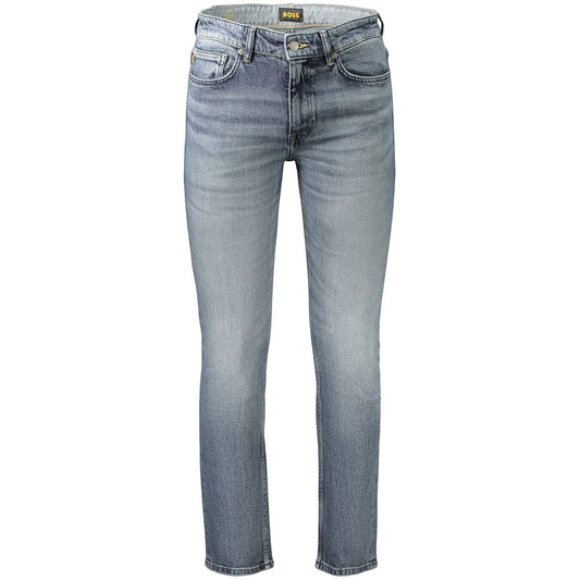 Jean Hugo Boss homme slim en coton bleu – BO-48167