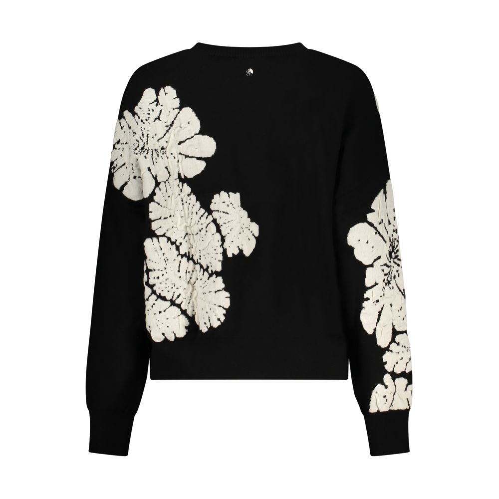 Pull Desigual femme motif bulles en laine noir – DE-48325