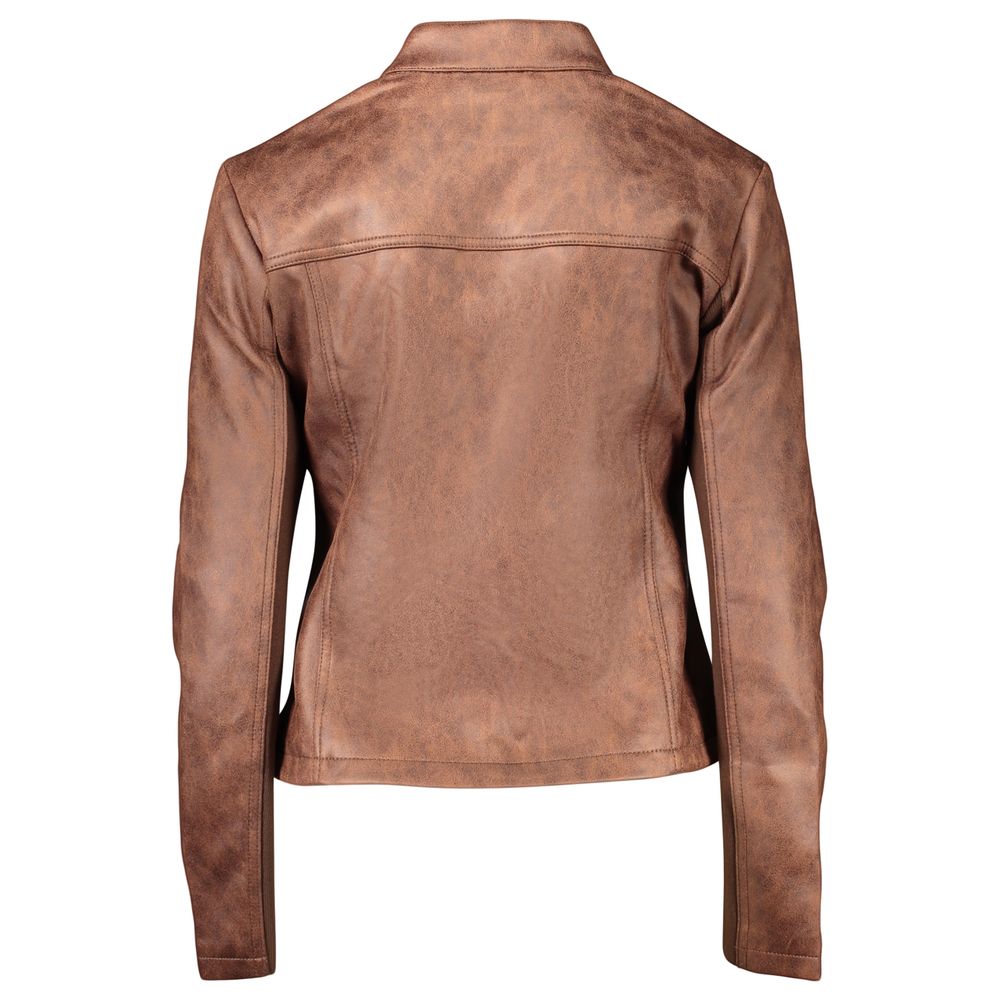 Veste Desigual femme biker en polyester marron – DE-48332