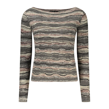 Pull Desigual femme Burt à motifs en coton noir – DE-48342