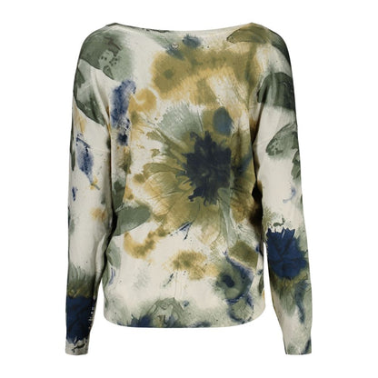 Pull Desigual femme ColdBotanic à motifs en viscose vert – DE-48361