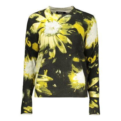Pull Desigual femme Darkbotanic en acrylique noir – DE-48357