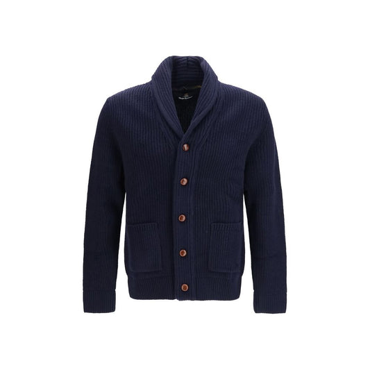 Cardigan Barbour Hartland en laine bleu – BA-MKN1761NY91