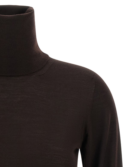 Max Mara Brown Virgin Wool Cardigan