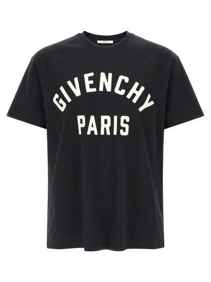 T-shirt Givenchy homme en coton blanc et noir – GI-331416