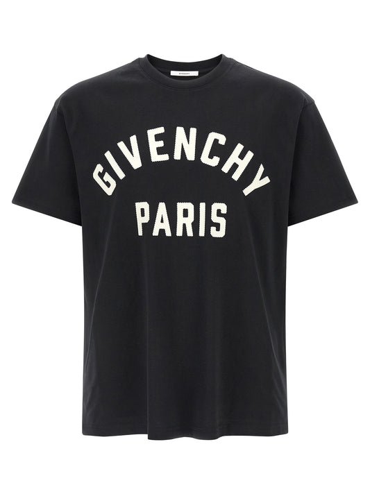 T-shirt Givenchy homme en coton blanc et noir – GI-331416