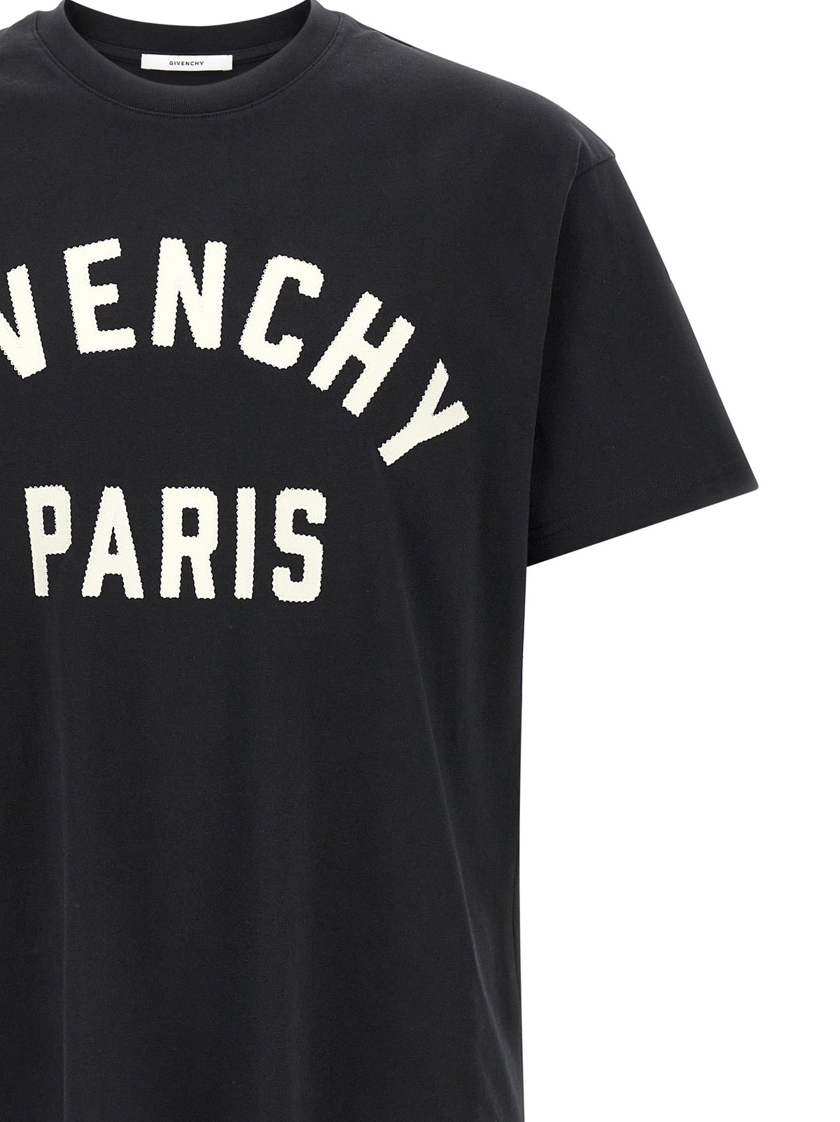 T-shirt Givenchy homme en coton blanc et noir – GI-331416