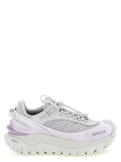 Baskets Moncler femme en polyester violet – MO-331507