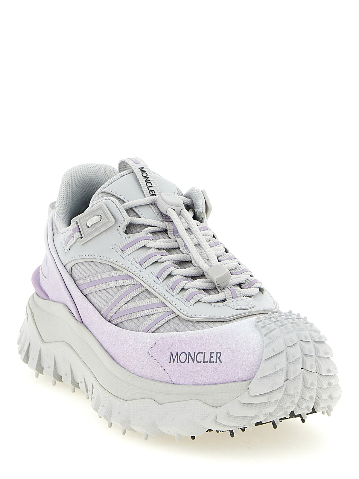 Baskets Moncler femme en polyester violet – MO-331507