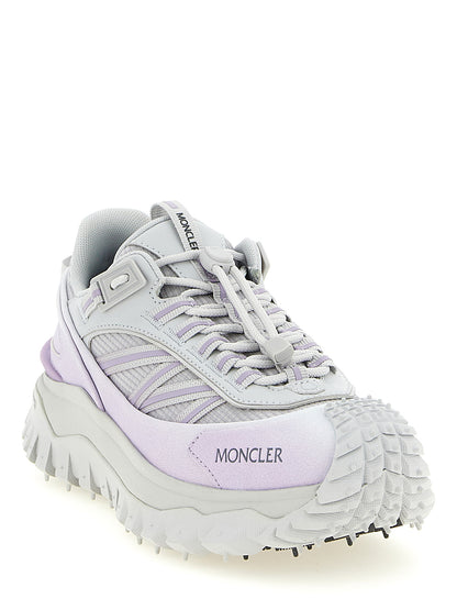 Baskets Moncler femme en polyester violet – MO-331507