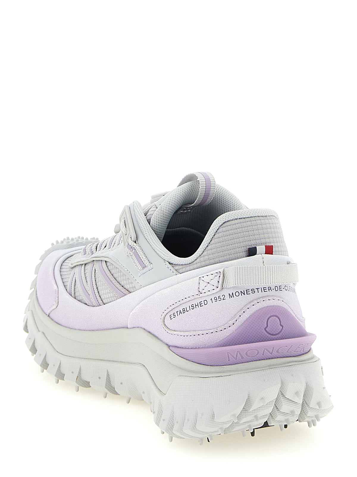 Baskets Moncler femme en polyester violet – MO-331507