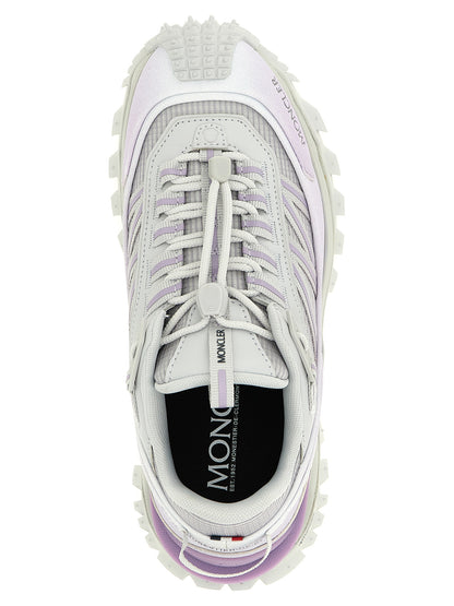 Baskets Moncler femme en polyester violet – MO-331507