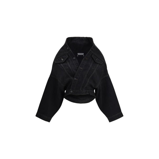 Veste en jean Balenciaga femme en coton noir – BA-A0097LTBP478975
