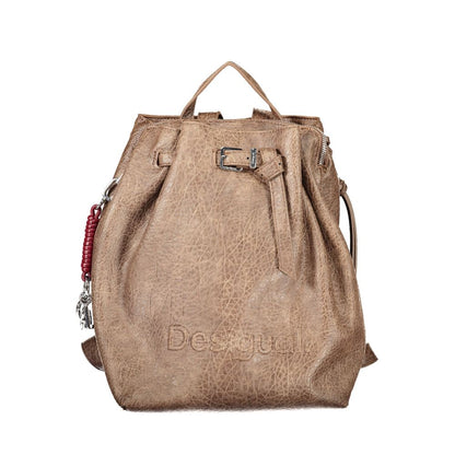 Sac à dos Desigual femme Luena en polyuréthane marron – DE-48411