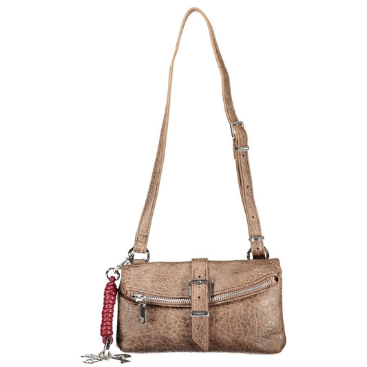 Sac à main Desigual femme Mone Clutch Micro en polyuréthane marron – DE-48412