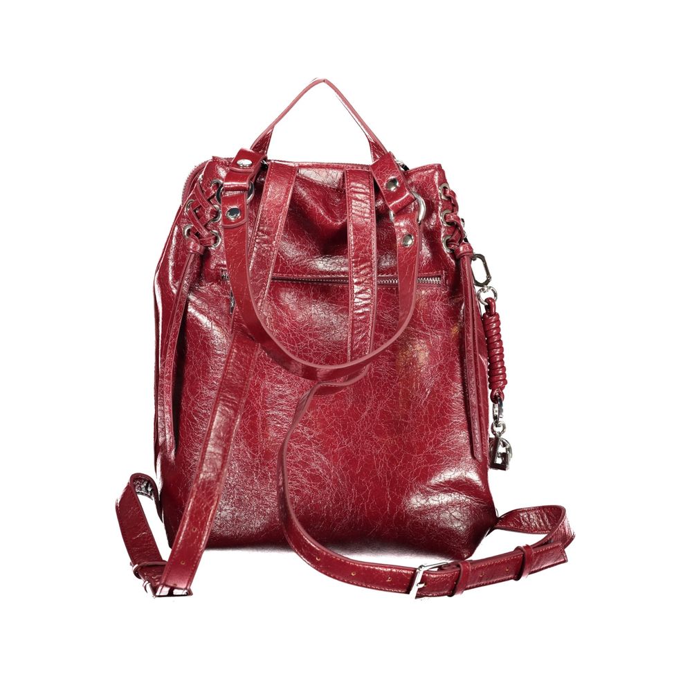 Sac à dos Desigual femme Luena en polyuréthane rouge – DE-48413