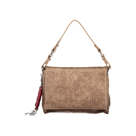 Sac à main Desigual femme Half Venecia 4.0 en polyuréthane marron – DE-48415
