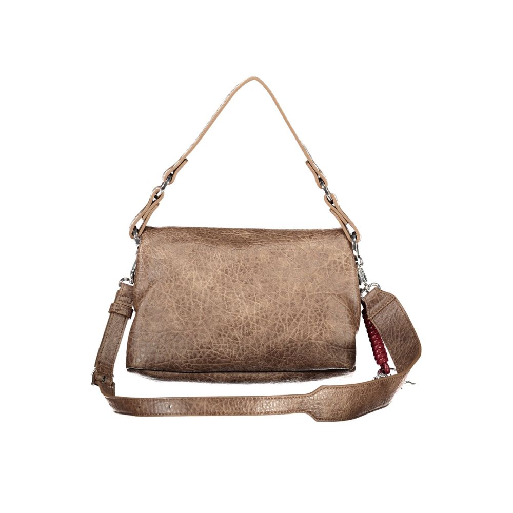 Sac à main Desigual femme Half Venecia 4.0 en polyuréthane marron – DE-48415