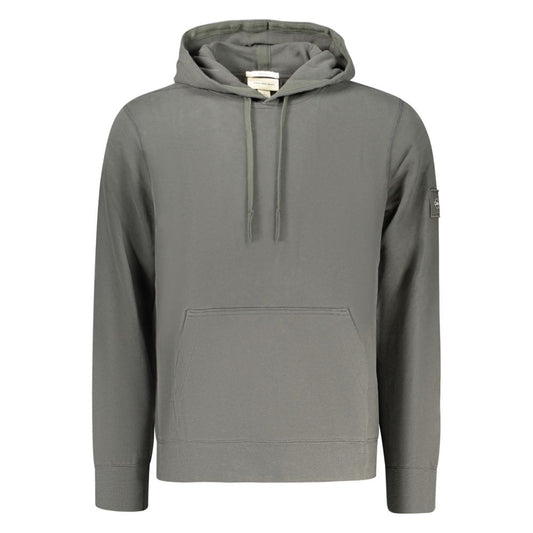 Sweat à capuche Calvin Klein homme en coton vert – CA-48451