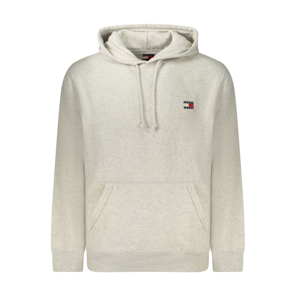 Sweat à capuche Tommy Hilfiger homme en coton gris – TO-48452