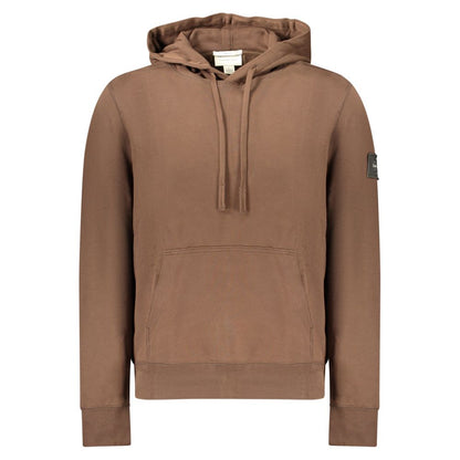 Sweat à capuche Calvin Klein homme en coton marron – CA-48454