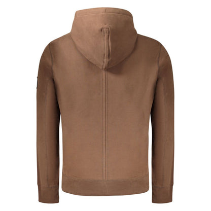 Sweat à capuche Calvin Klein homme en coton marron – CA-48454