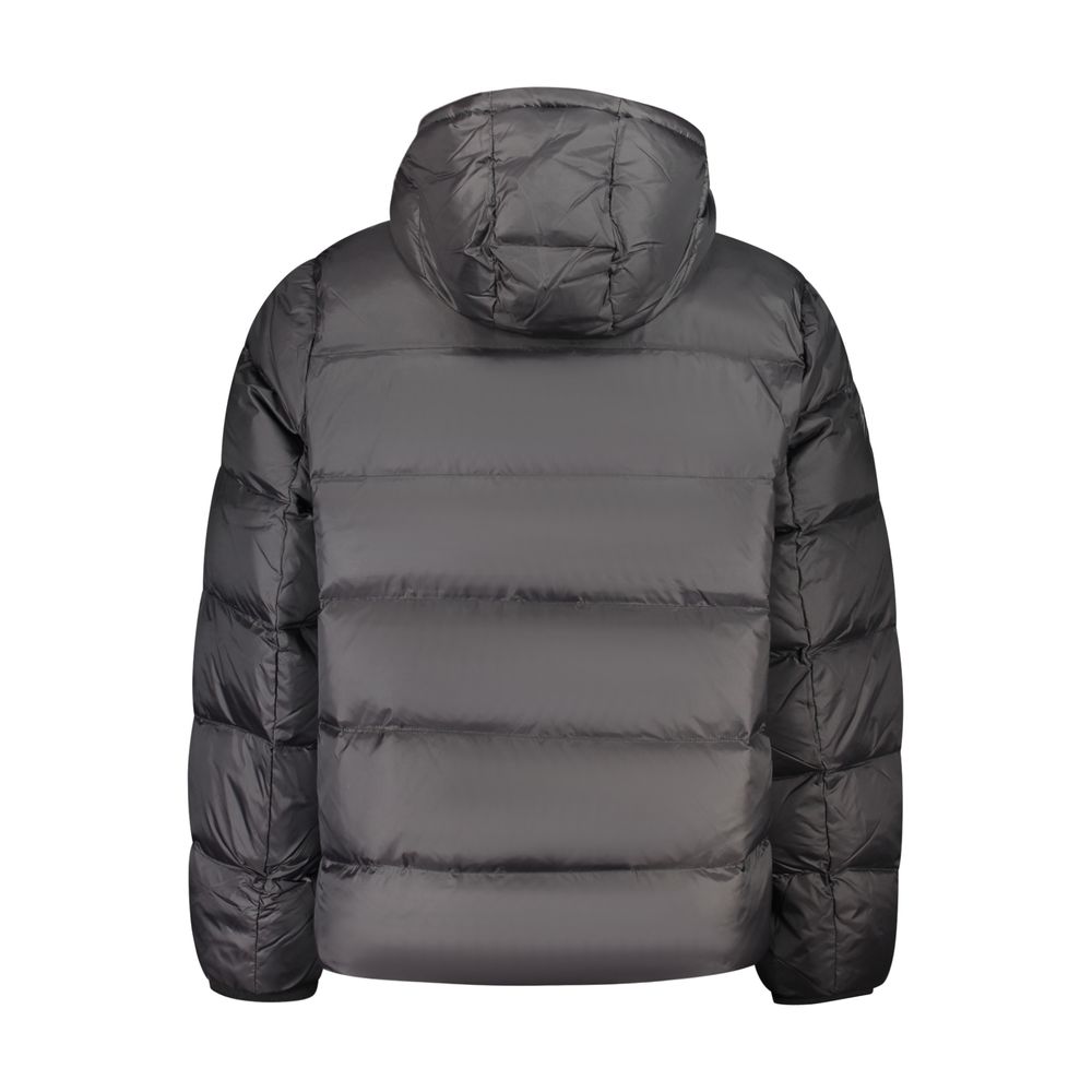Veste Calvin Klein homme à capuche amovible en nylon noir – CA-48460