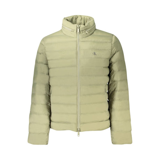 Veste Calvin Klein homme à capuche amovible en polyamide vert – CA-48457