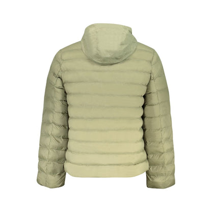 Veste Calvin Klein homme à capuche amovible en polyamide vert – CA-48457