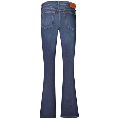 Jean Calvin Klein femme skinny bootcut en coton bleu – CA-48503