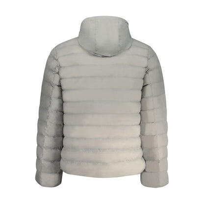 Veste Calvin Klein homme à capuche amovible en polyamide gris – CA-48466